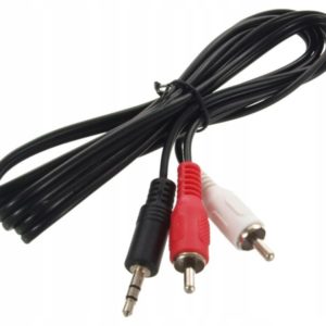 Прокат кабеля Ugreen 2 RCA тюльпаны - Mini Jack 1 м
