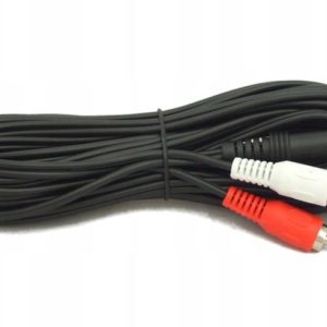 Прокат кабеля Ugreen 2 RCA тюльпаны - Mini Jack 10 м