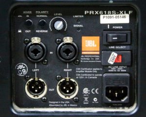 Прокат сабвуфера JBL PRX618S XLF