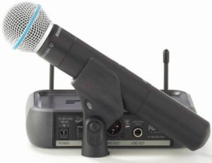 Прокат радиомикрофона SHURE PGX 24/ BETA 58